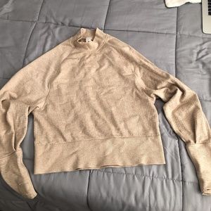 Lululemon Engineered Warmth cropped sweater